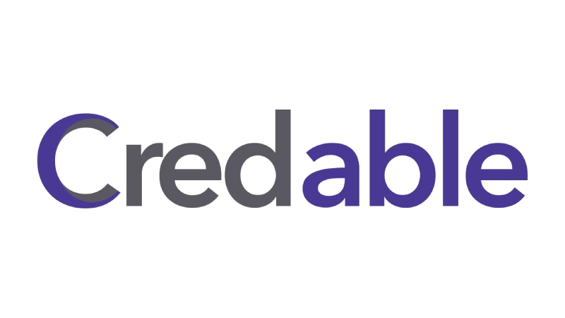 A logo of Credable