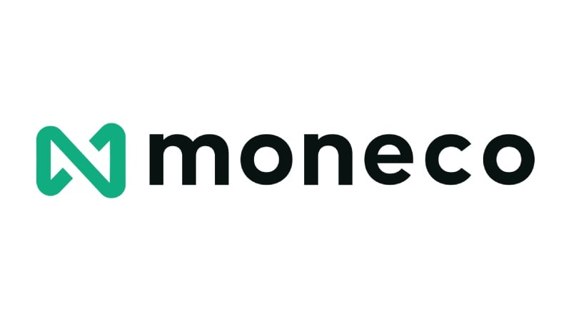 A logo of Moneco