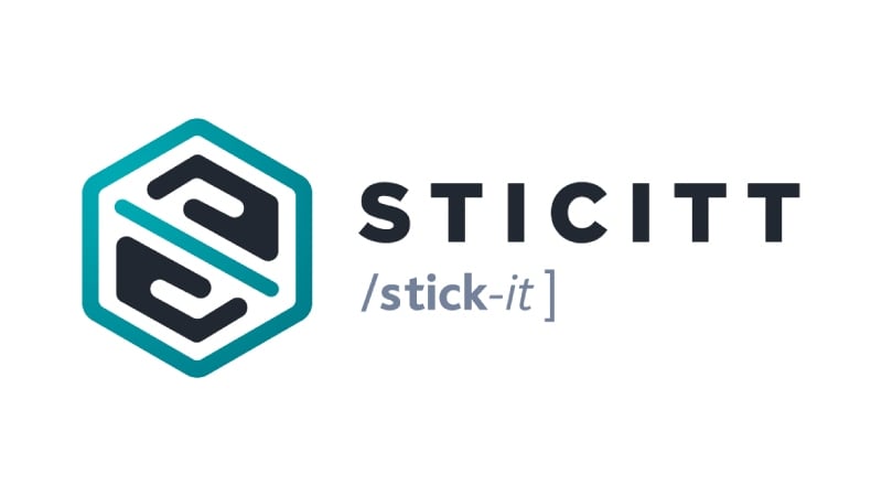 A logo of Sticitt